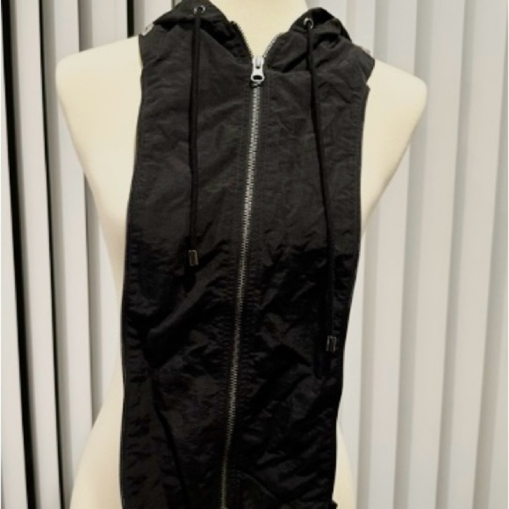 RARE Veronica Beard Nylon Black Hoodie Dickey - NWT Sold Out!